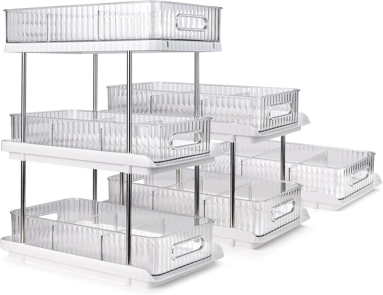 3-Tier Under Sink Organizer – Pull-Out Storage for Kitchen & Bathroom – Under Bathroom Sink Organizer, Under Sink Organizer Storage, Under Cabinet Storage Organizer