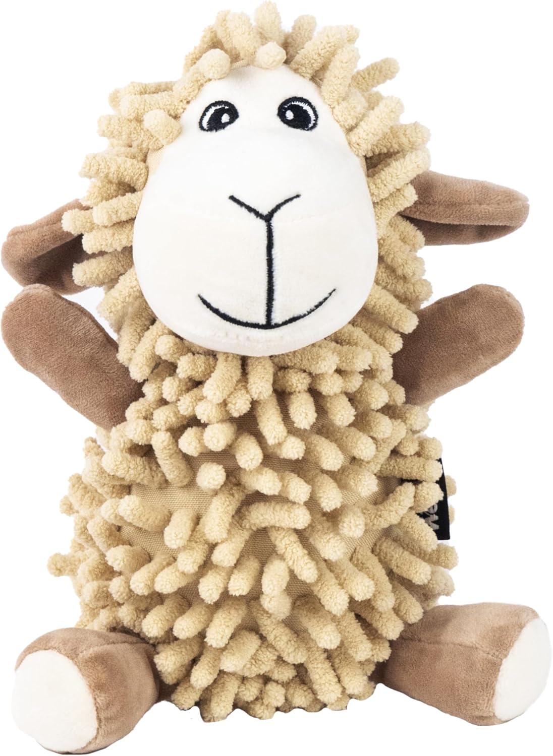 Webbox Shelby the Sheep - Plush, Squeaky & Super Soft Noodle Dog Toy