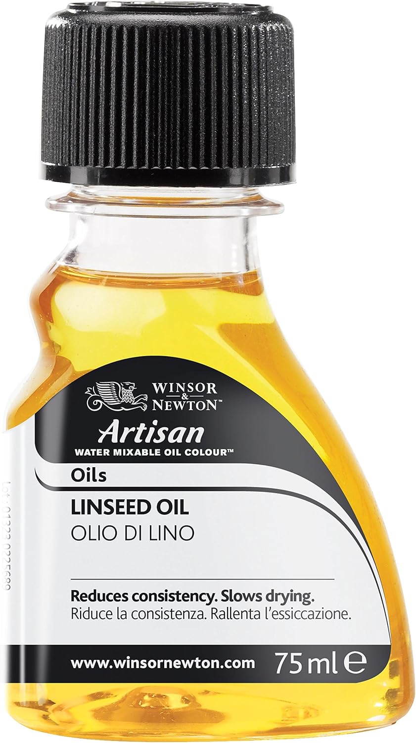 Winsor & Newton RCFAWLO75 75 ml Artisan Water Mixable Linseed Oil Medium,package may vary