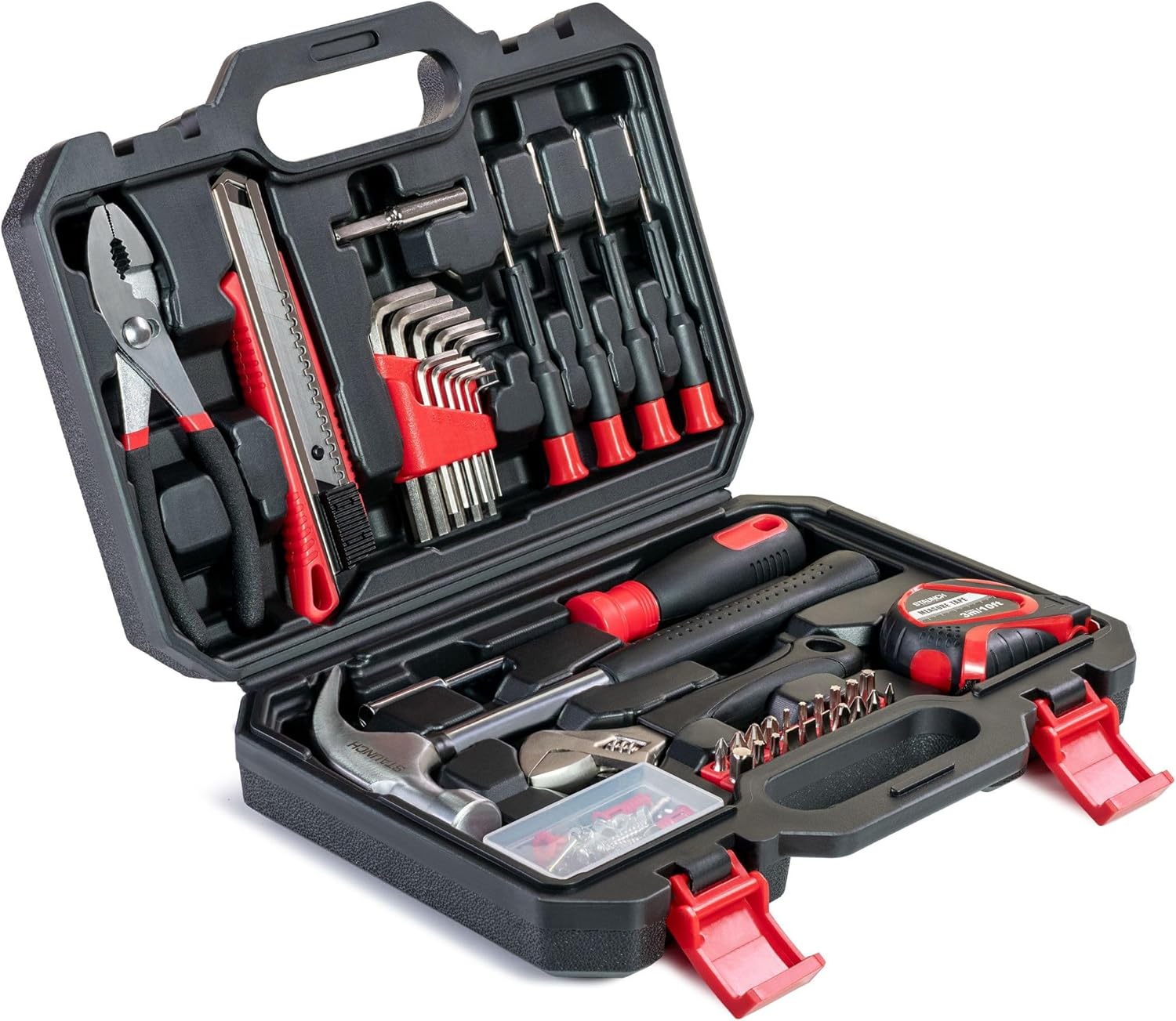Tool Kit | 69 Piece Tool Kits for Home DIY | Hand Tool Set for Men and Women with Carry Case | DIY Tools for Moving House and General Home Improvements