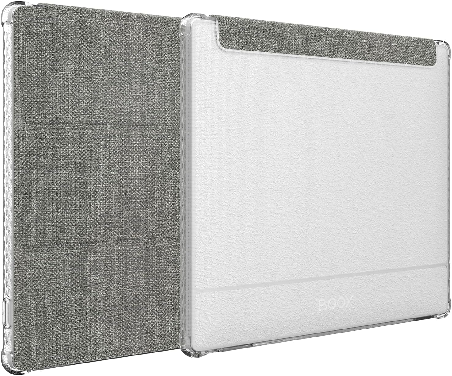 TUDIA SKN FLIP Designed for Onyx Boox Go 7 / Go Color 7 Case (Gen 1 & 2, 2024/2025) – [Enhanced Auto Wake/Sleep Function] Slim Shockproof Trifold 7" Cover with Transparent TPU Back