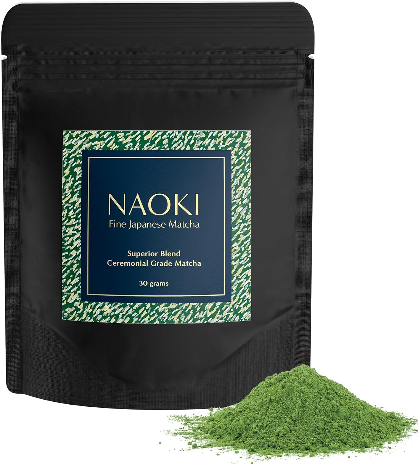 Naoki Matcha (Superior Ceremonial Blend, 30g) - Authentic Japanese Matcha Green Tea Powder Ceremonial Grade from Uji, Kyoto