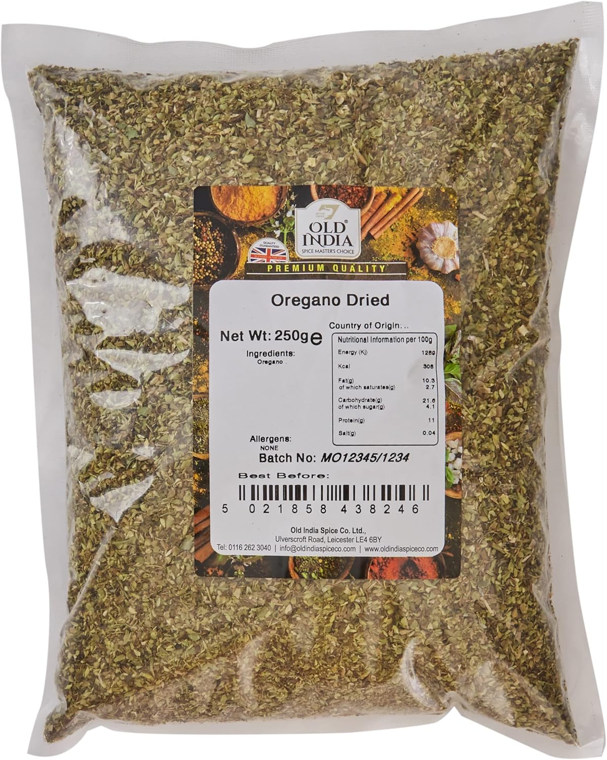 Old India Oregano Dried 250g