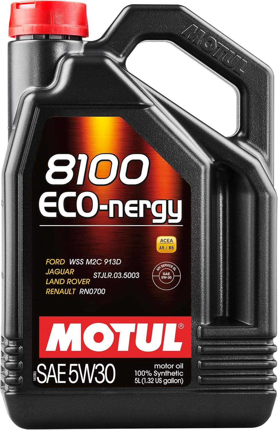 MTL102898 007229 8100 Eco-nergy 5W-30 100 Percent Synthetic Fuel Economy Gasoline and Diesel Lubricant - 5 Liter