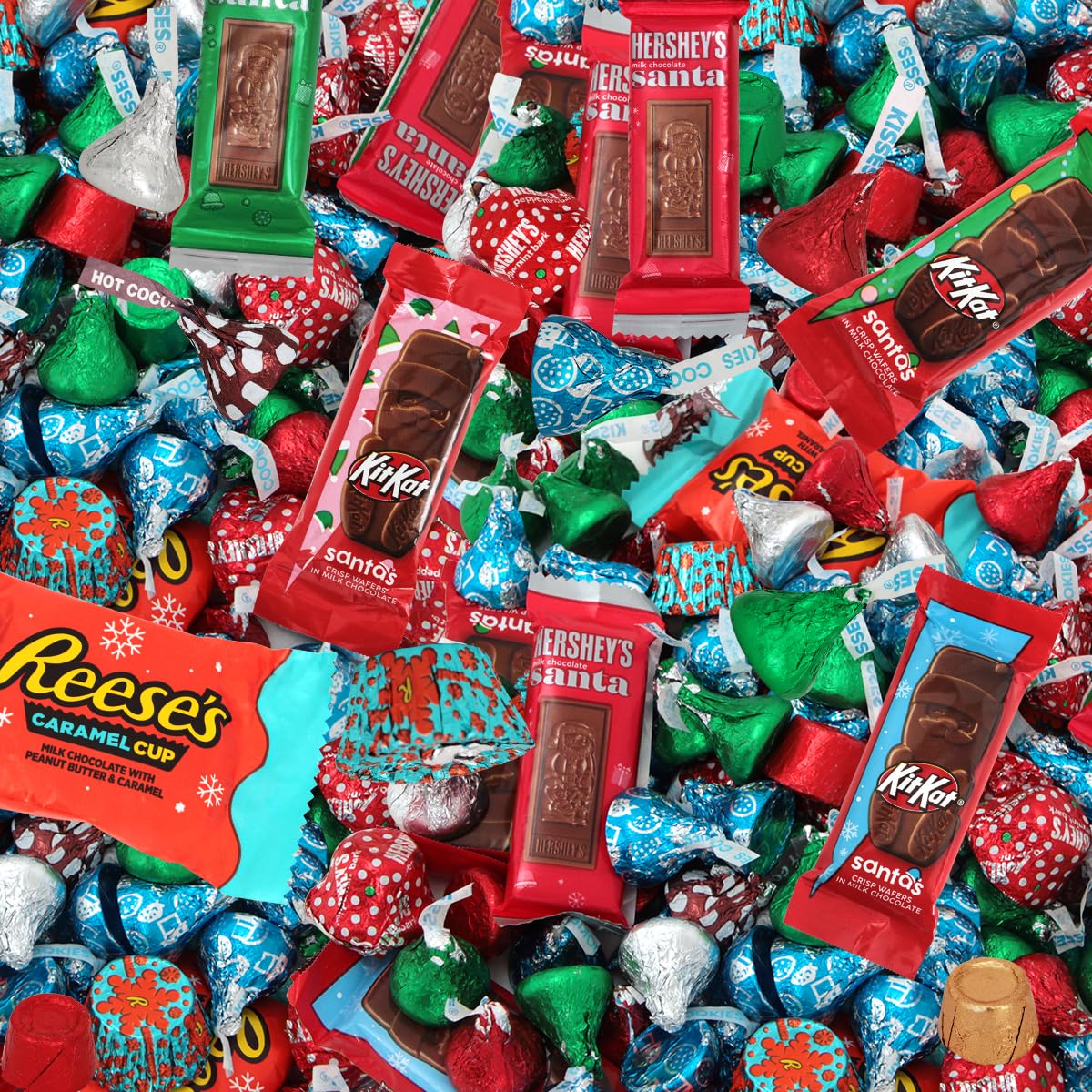 Chocolate Variety Pack - Candy Individually Wrapped, Ideal for Candy Stocking Stuffers, Perfect for Chocolate Lovers, 8 Pound