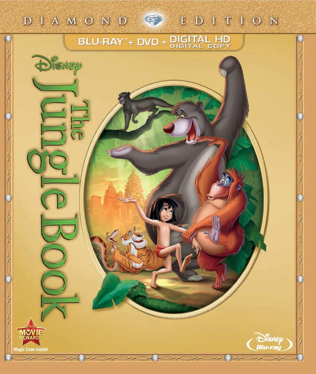 The Jungle Book (Two-Disc Diamond Edition: Blu-ray / DVD + Digital Copy)