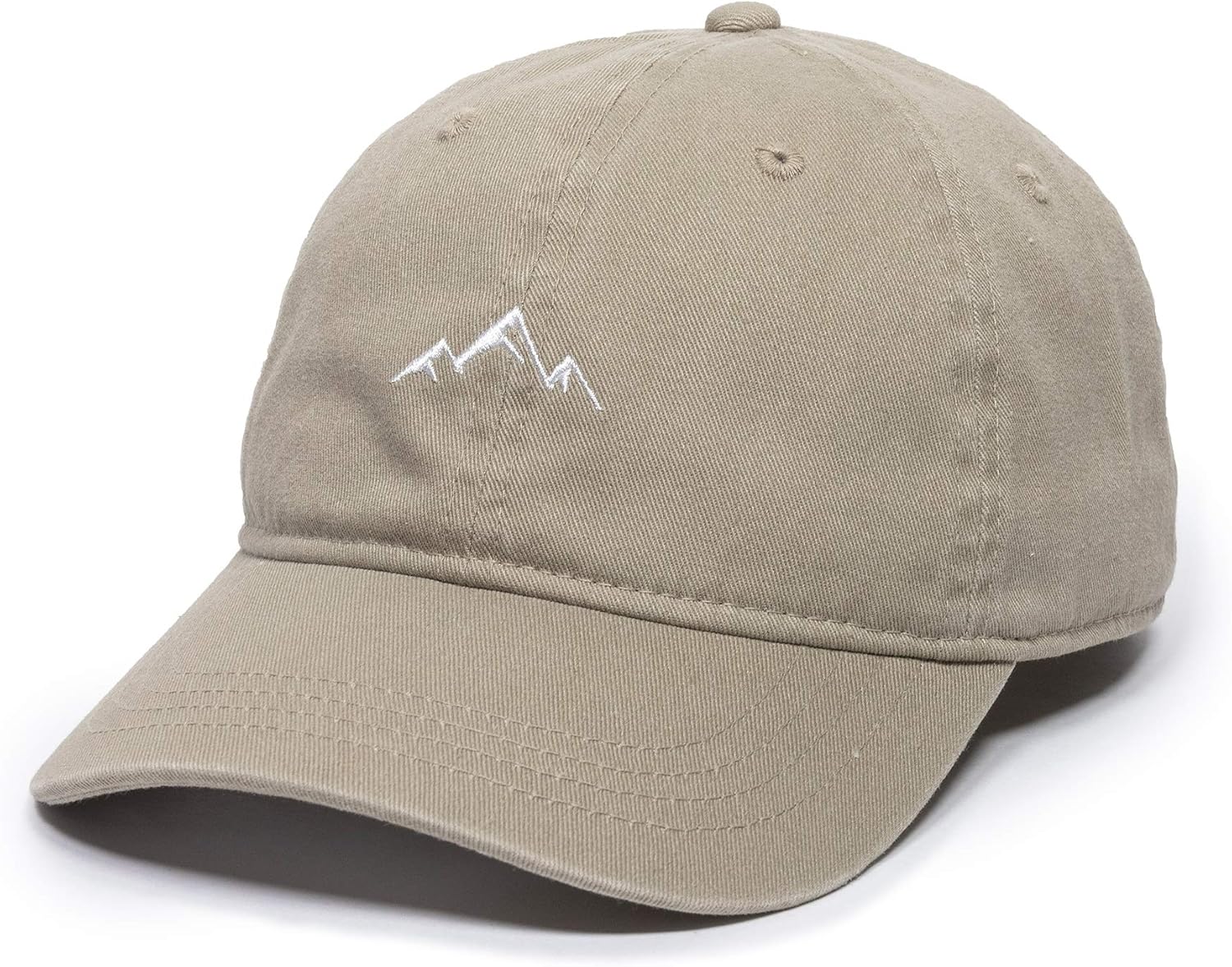 Outdoor Cap -Adult Mountain Dad Hat-Unstructured Soft Cotton