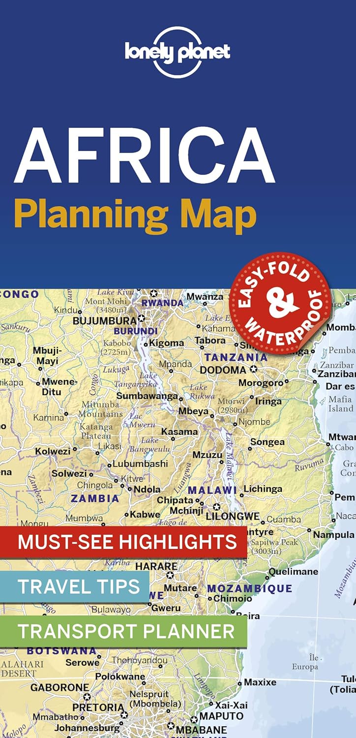 Lonely Planet Africa Planning Map