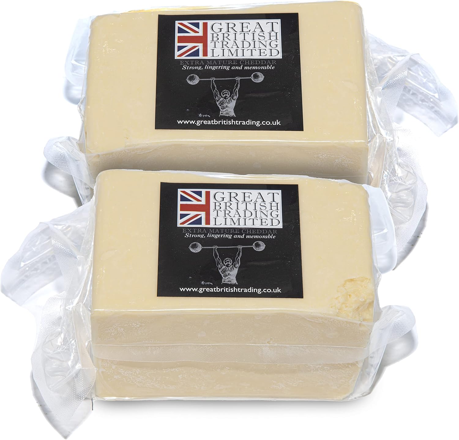 Extra Mature Cheddar Cheese from Great British Trading 2 x 1kg