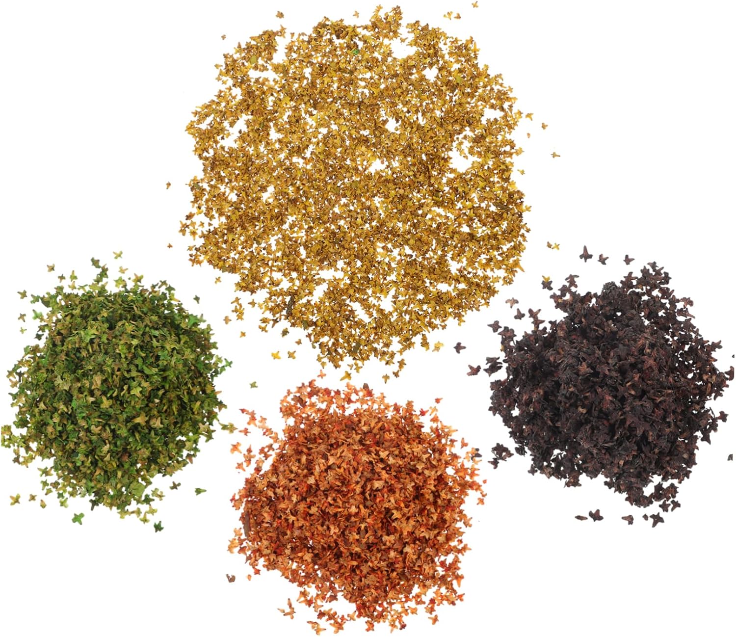 TOYANDONA 4packs Artificial Foliage Deciduous Vine Accessories Miniature Leaves for Diy Landscape Decor