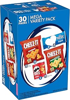 Kellogg's Snacks, Lunch Snacks, Kids Snacks, Mega Pack, Variety Pack, 30.1oz Box (30 Packs)
