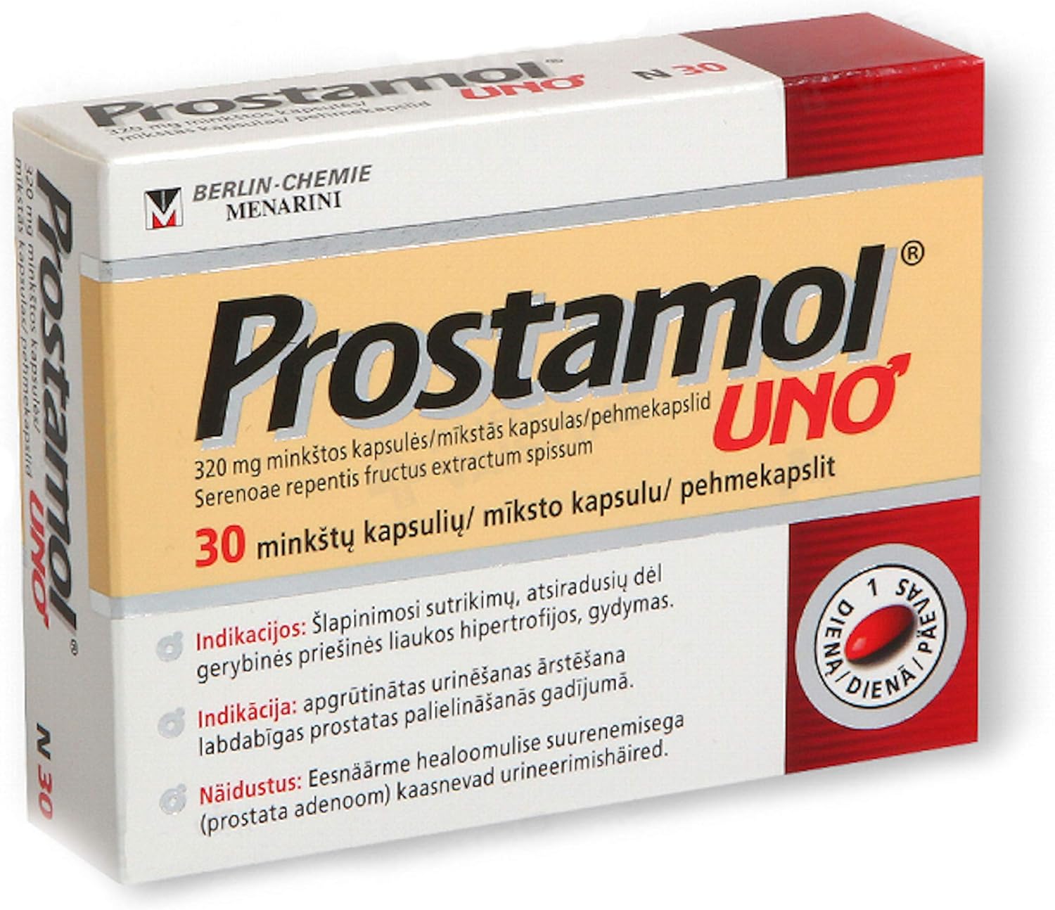 Prostamol Uno 30 Tablets by Berlin-Chemie