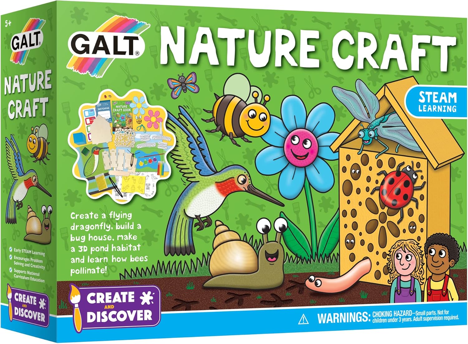 Galt, Nature Craft, Craft Kit for Kids, Ages 5 Years Plus