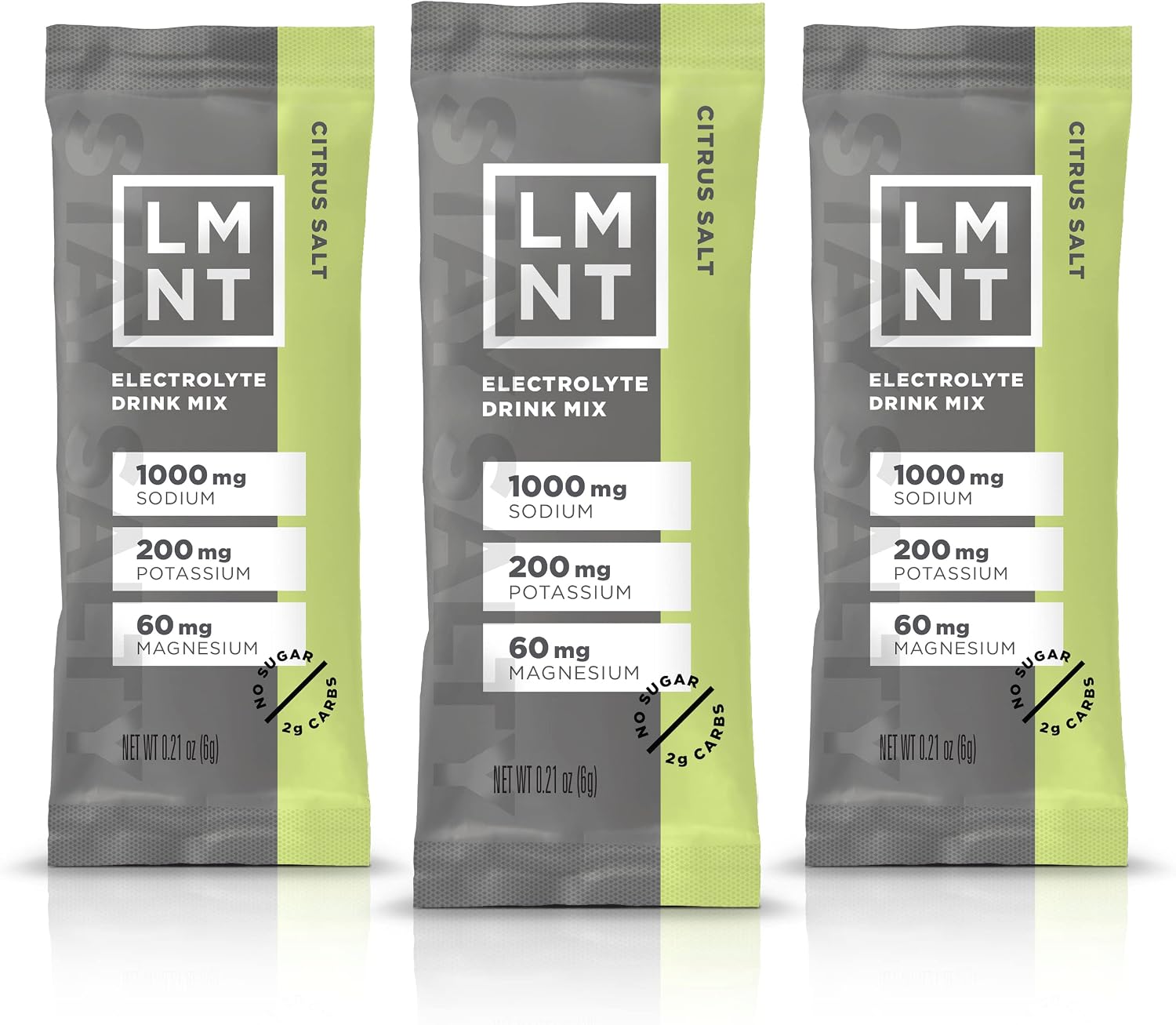 LMNT Keto Electrolyte Powder Packets | Paleo Hydration Powder | No Sugar, No Artificial Ingredients | Citrus Salt | 30 Stick Packs