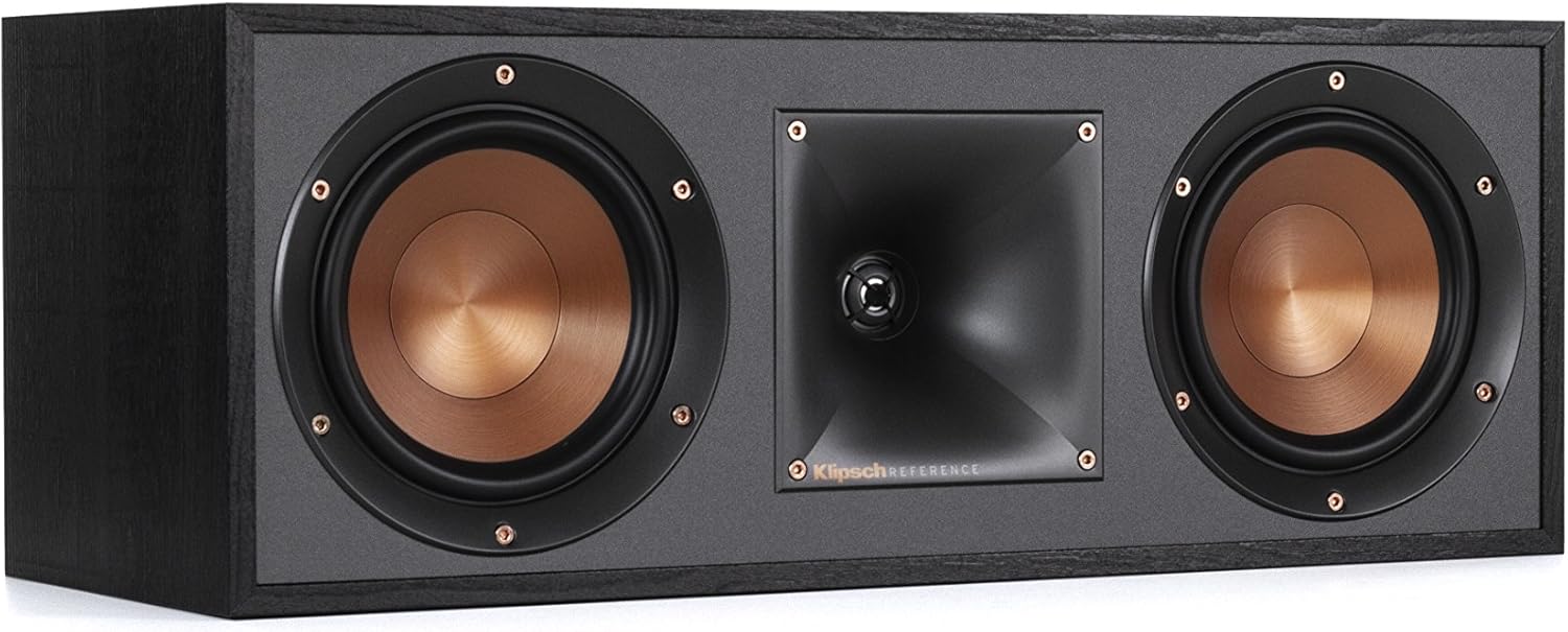 Klipsch R-52C Speaker 100 W Black – Speakers (Wired, 100 W, 89 – 21000 Hz, 8 Ohm, Black)
