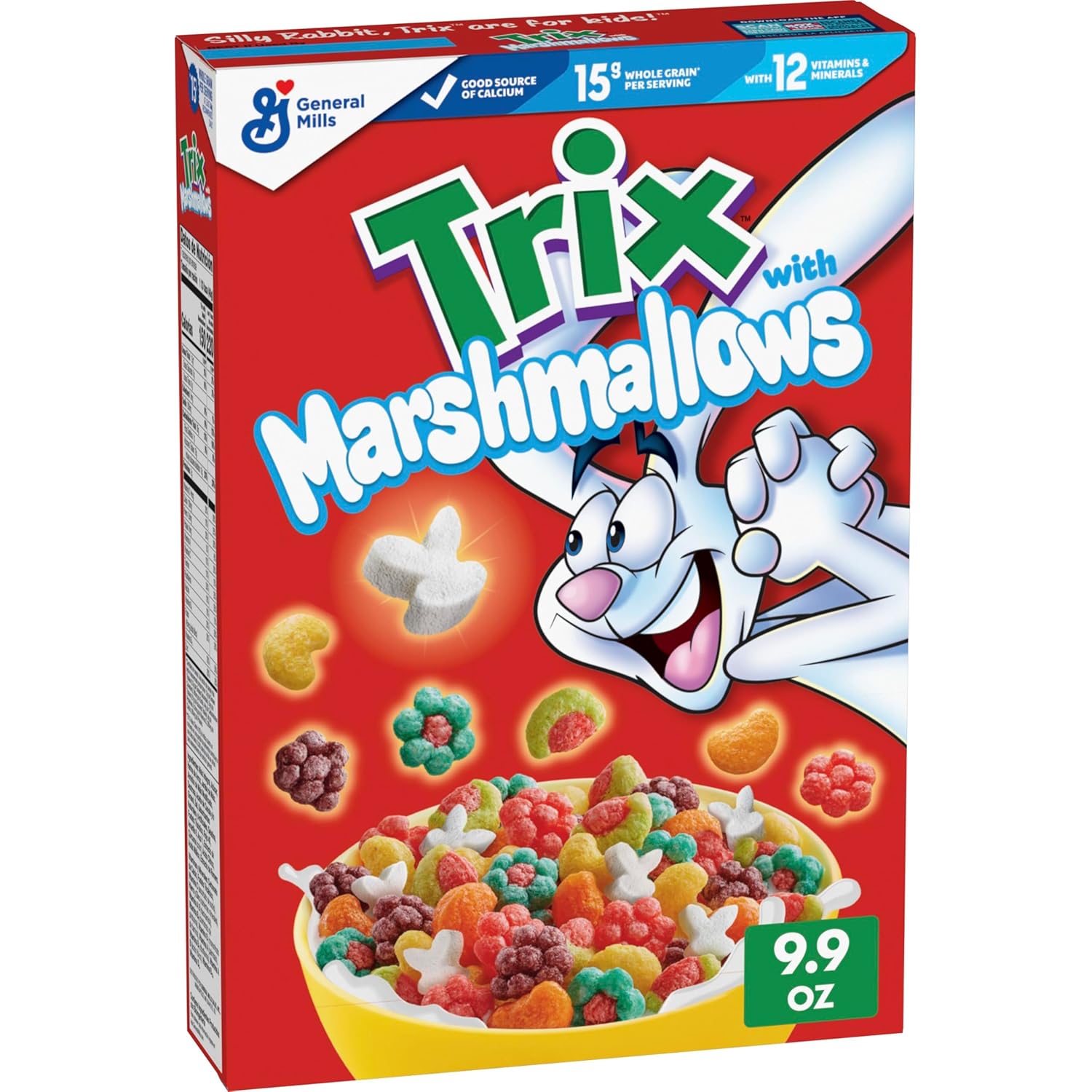 Trix Fruity Breakfast Cereal With Marshmallows, Made With Whole Grain, 9.9 oz
