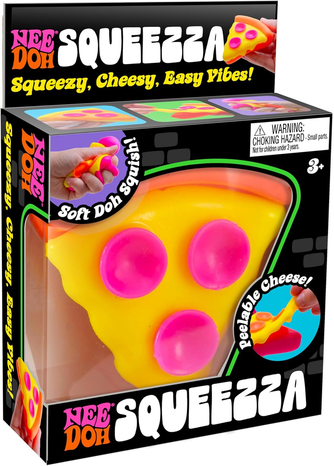 Schylling Needoh Squeezza - Sensory Squeeze Toy - Colors May Vary