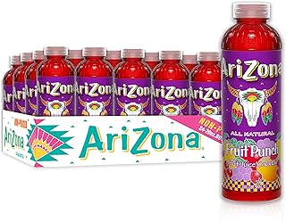 Arizona Fruit Punch Juice Drink, 20 Fl Oz, Pack of 24