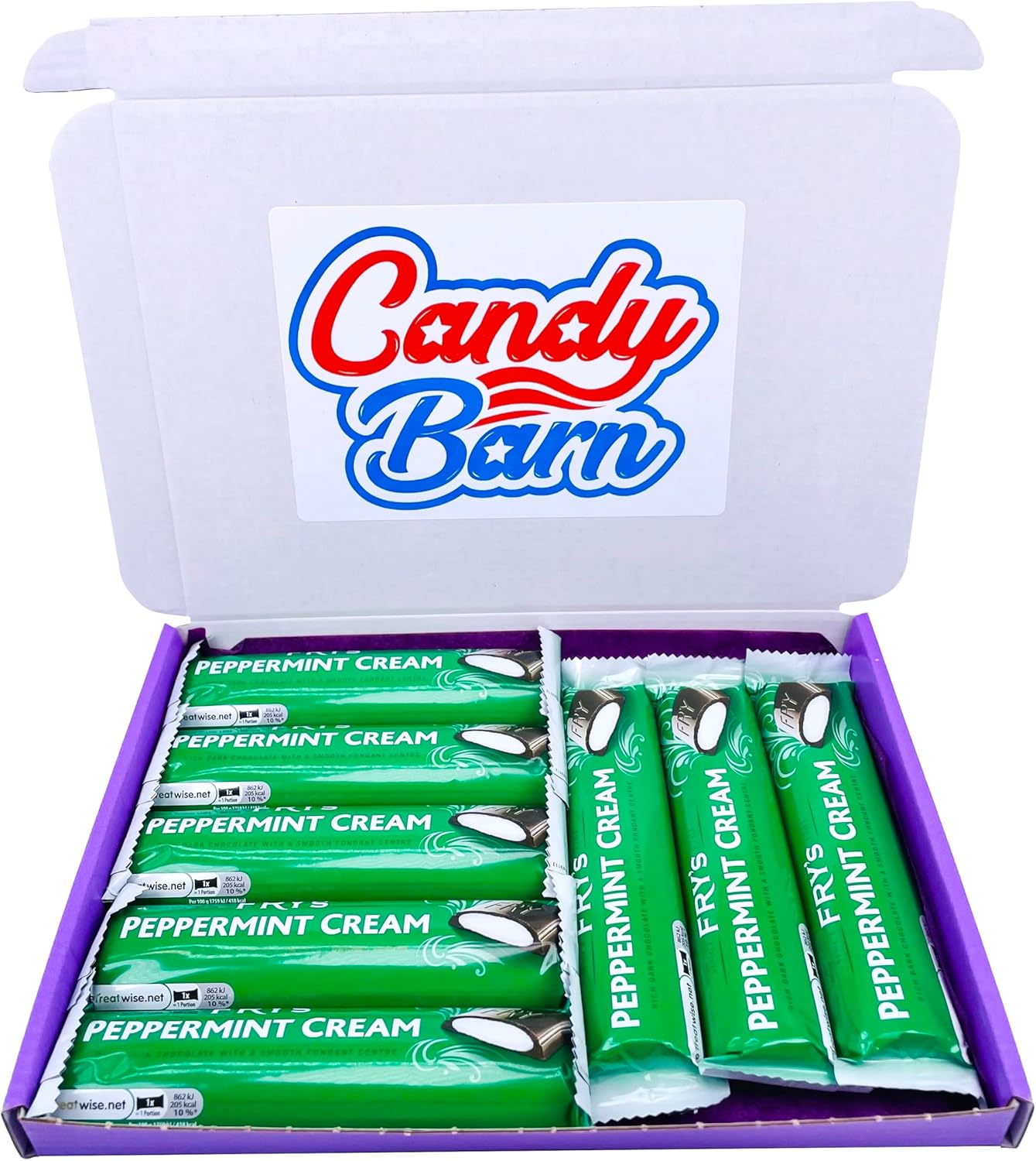 Frys Peppermint Cream Bars Gift Box Dark Chocolate Mint Chocolate Bars Hamper