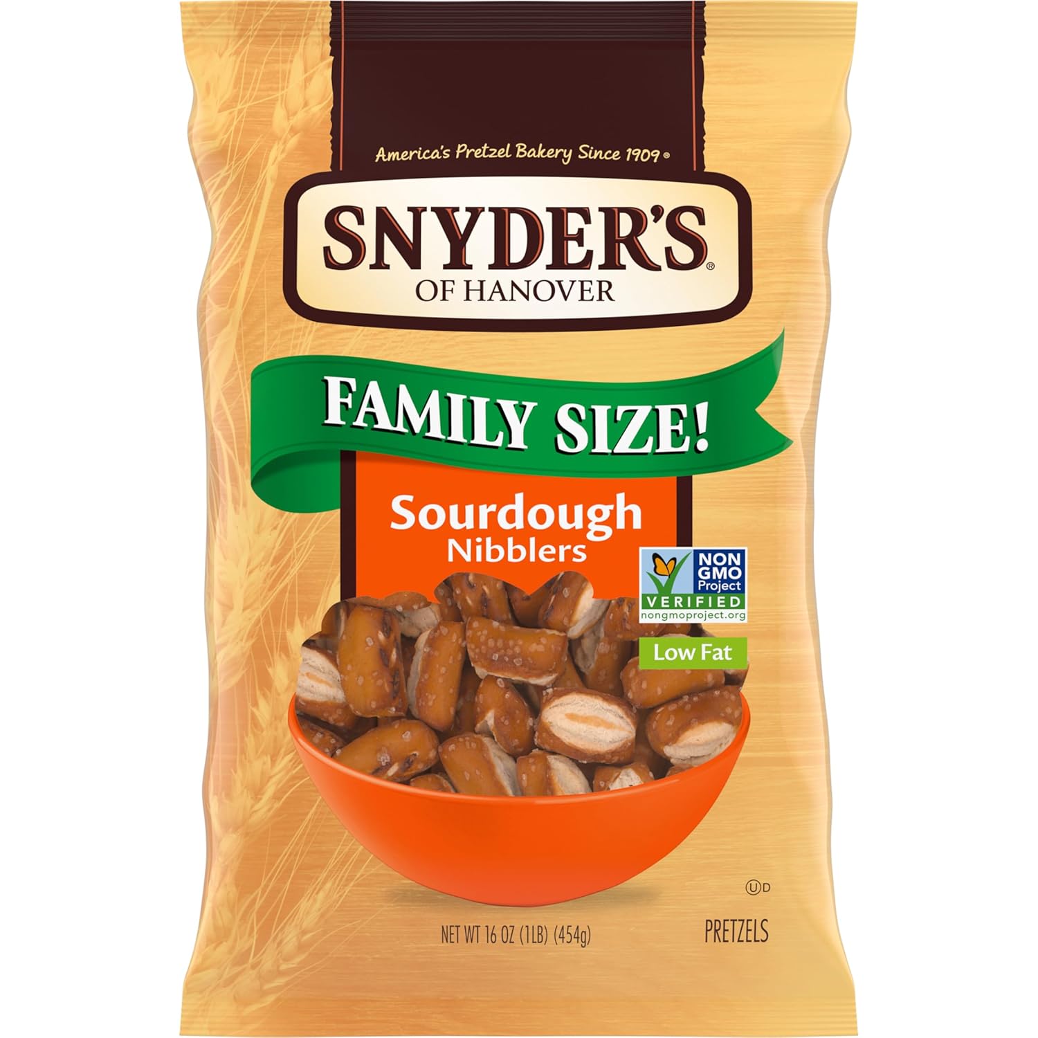 Snyder's of Hanover Sourdough Nibblers Pretzels, 16 Oz