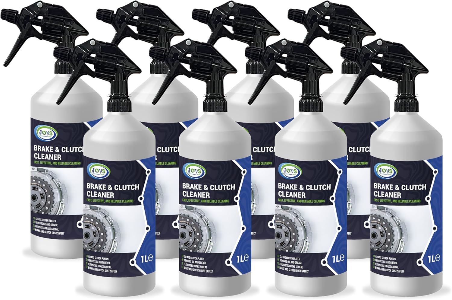 Jovs Brake and Clutch Cleaner 8 X 1L – Dust, Grease, and Oil Remover! Powerful Cleaning, Precision Degreasing, and Rust Removal for Peak Automotive Performance.