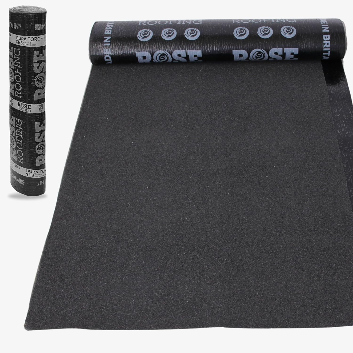 𝐍𝐎𝐕𝐄𝐂𝐑𝐀𝐅𝐓𝐎 Premium Torch-On Heavy Duty Roofing Felt - Durable Mineral Capsheet - SBS Modified Bitumen Membrane - 26.25 ft (8m) Roll, 3.28 ft (1m) Wide, 8lbs/ft² (3,62kg /m²) Weight, Black