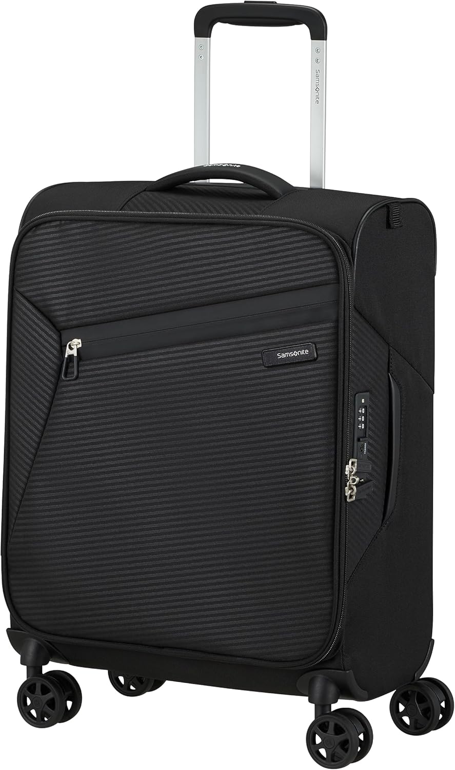 Samsonite Litebeam - Spinner S, Hand Luggage, 55 cm, 39 l, Black (Black)