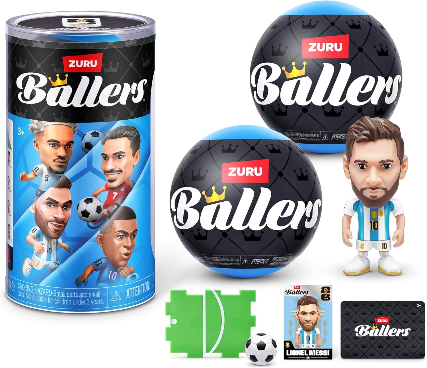 FIFA World Cup 2026™ Ballers Series 1 2 Pack by ZURU – Official Licensed Product Surprise Unboxing Soccer Collectible Sports Toy for Boys, Ages 3+