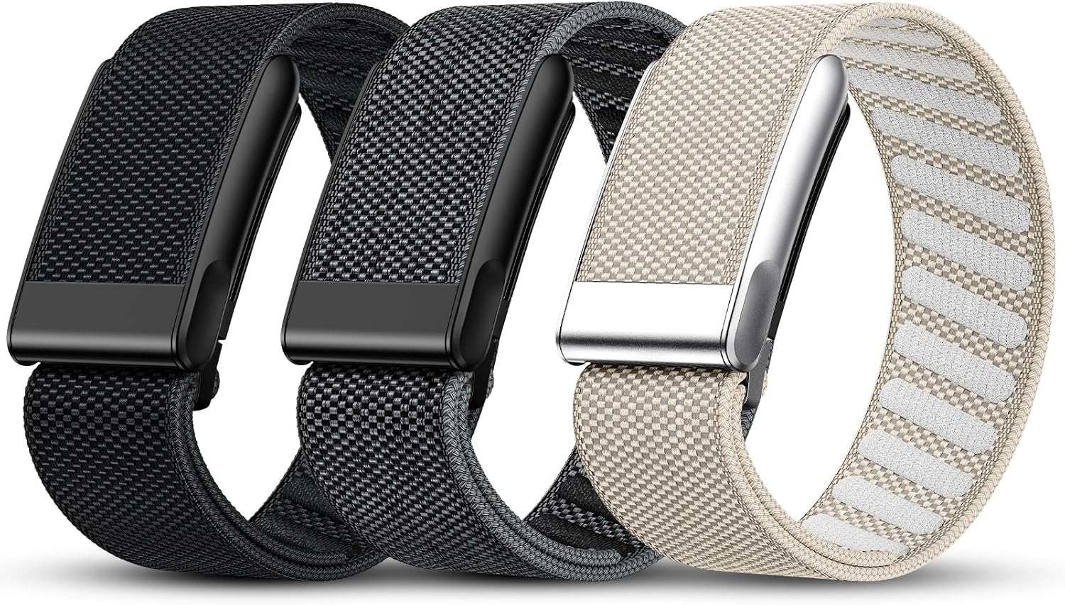 Tensea 3 Packs Nylon Sport Band Compatible with WHOOP 5.0/MG, One, Peak & Life – Breathable Loop Strap, Comfortable Wristband, Quick-Dry Replacement Watchband Accessories for Men Women, NOT for WHOOP 4.0