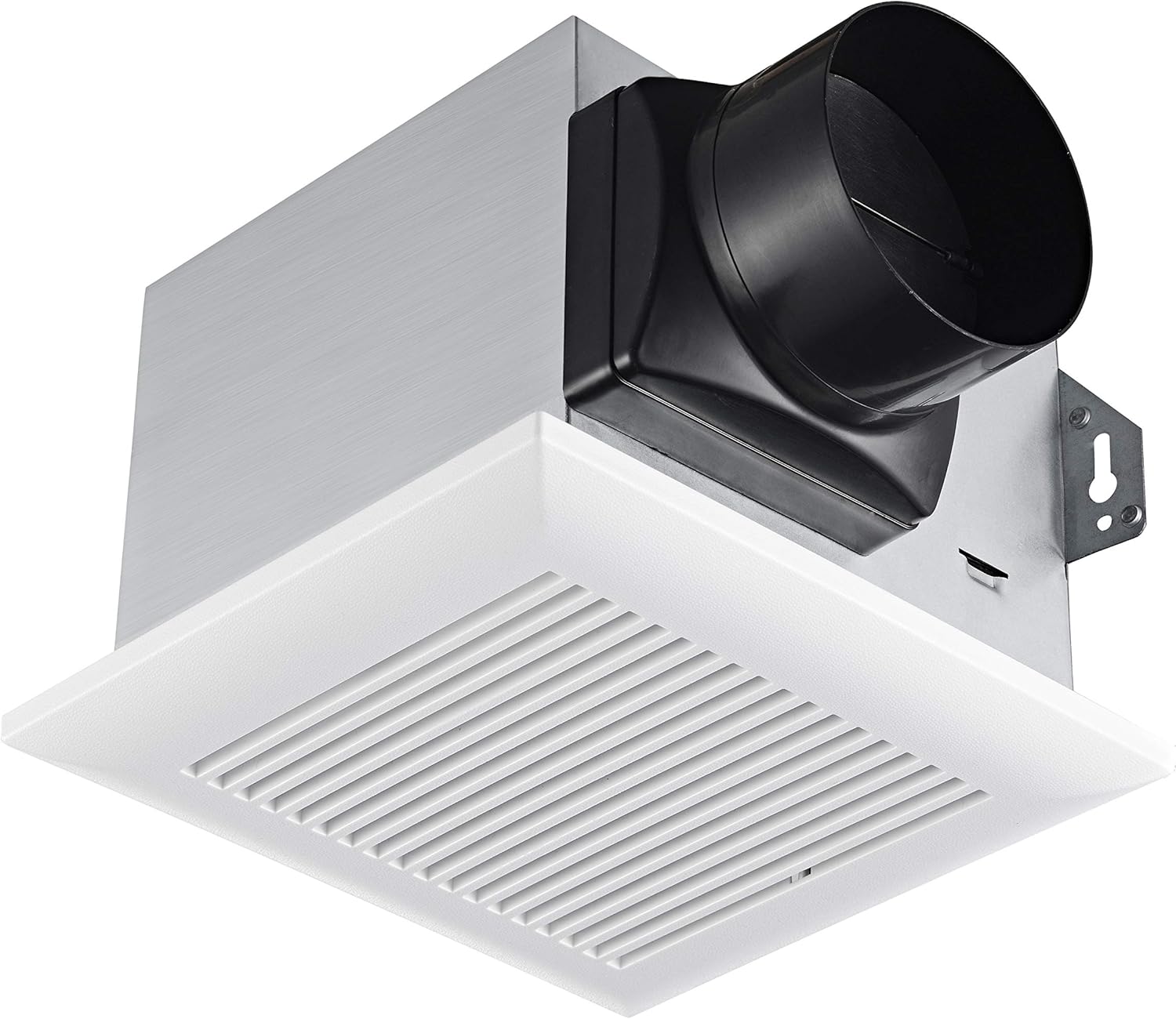 Tech Drive Very-Quiet 80 CFM, 1.5 Sone No Attic access Needed Installation Bathroom Ventilation and Exhaust Fan