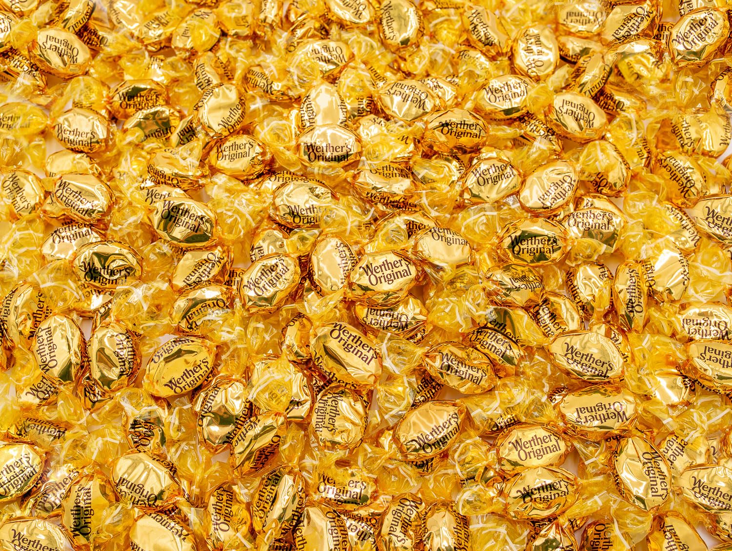 WERTHER'S ORIGINAL Hard Candy 2 lb – Bulk Bag, Classic Cream and Caramel Flavors, Individually Wrapped (166 Pieces)