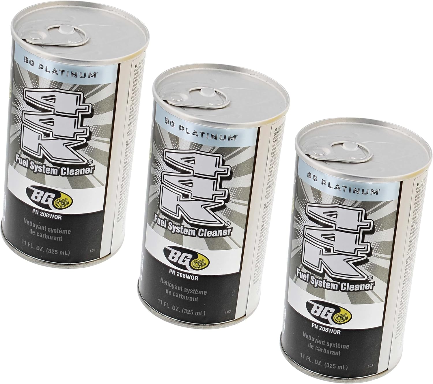 BG Products 44K Fuel System Cleaner - 3 Pack