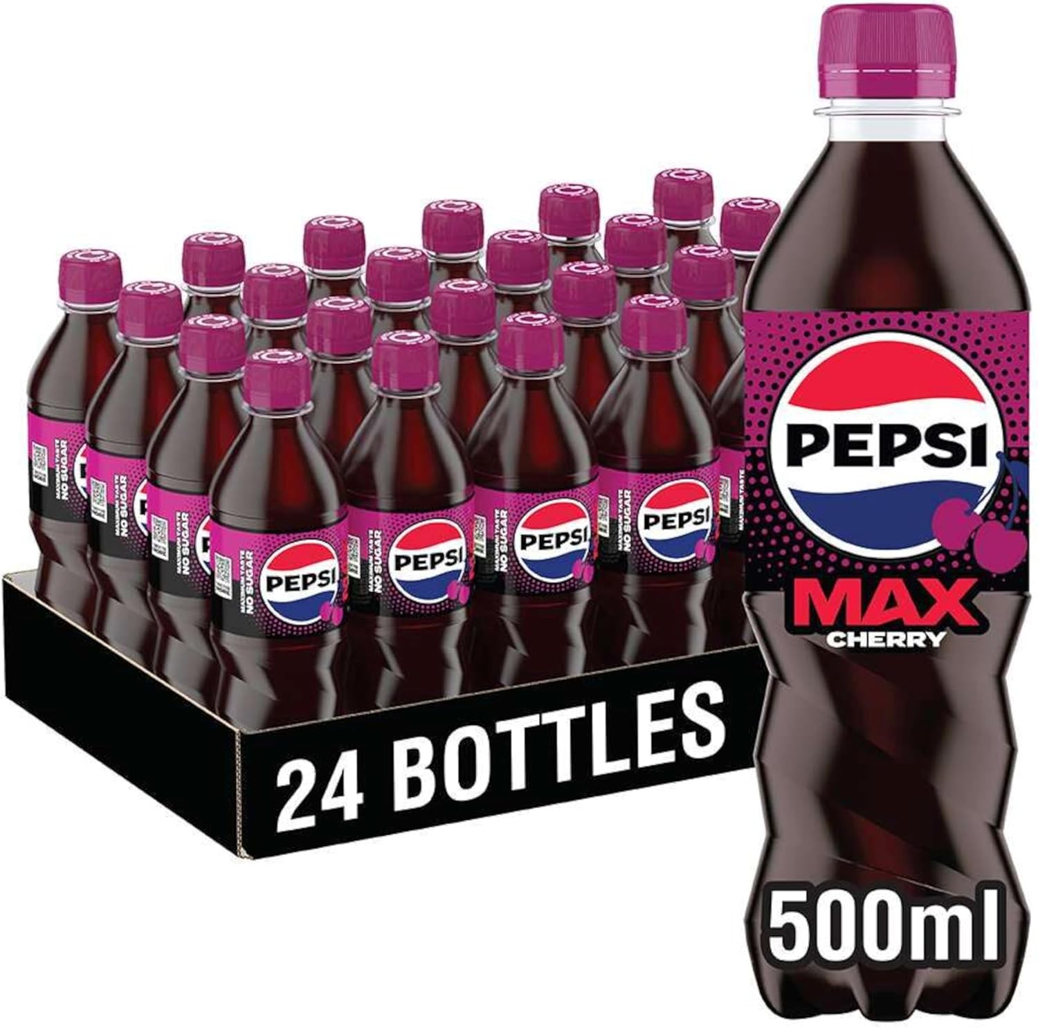 Pepsi Max Cherry 500ml (Pack of 24)