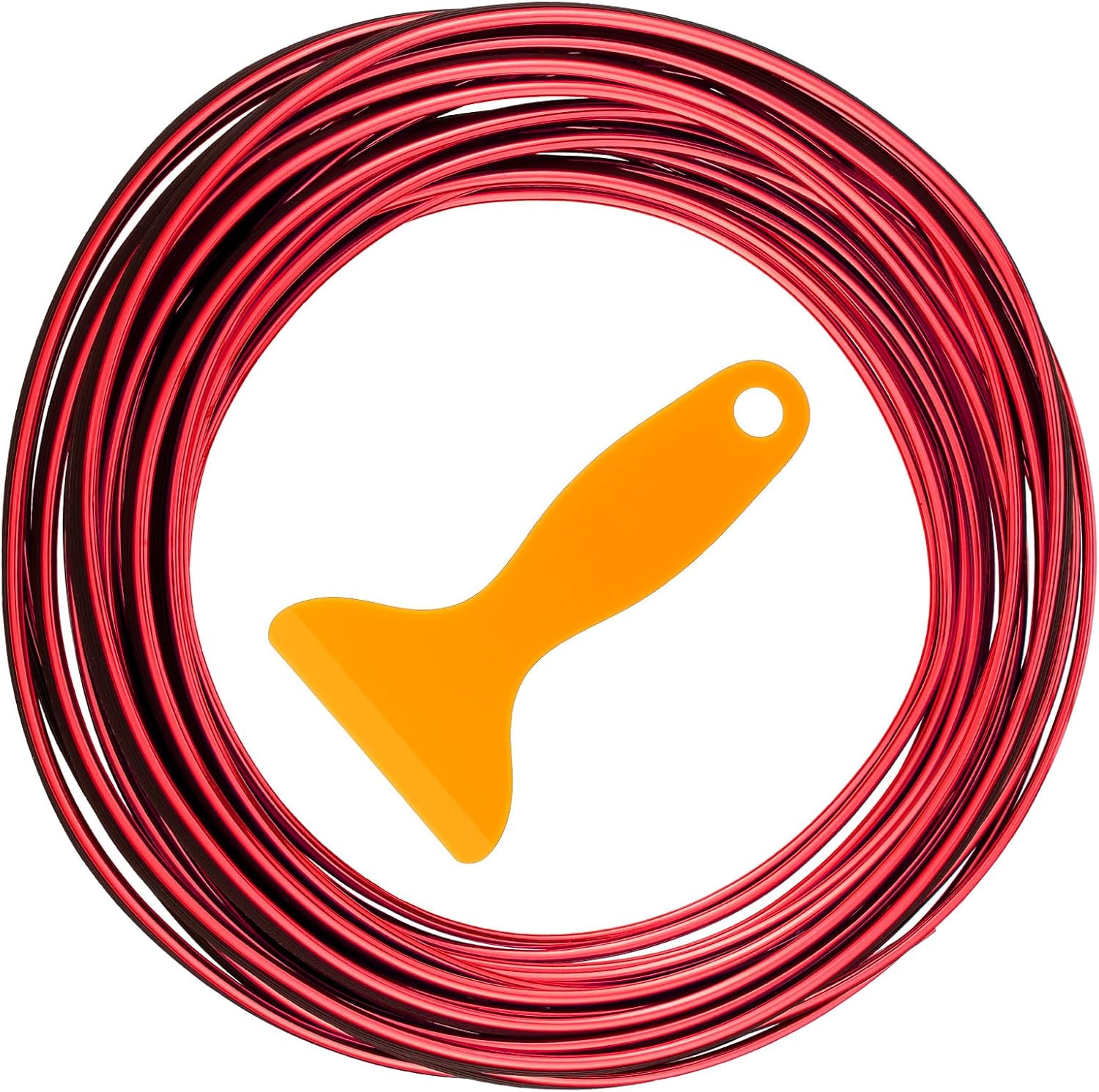 32 Feet Car Interior Moulding Trim Strips Universal Car Decoration Pinstriping Filler Insert Strips Dashboard Decorative DIY Flexible Garnish with Installing Tool(Simple Style,Red)