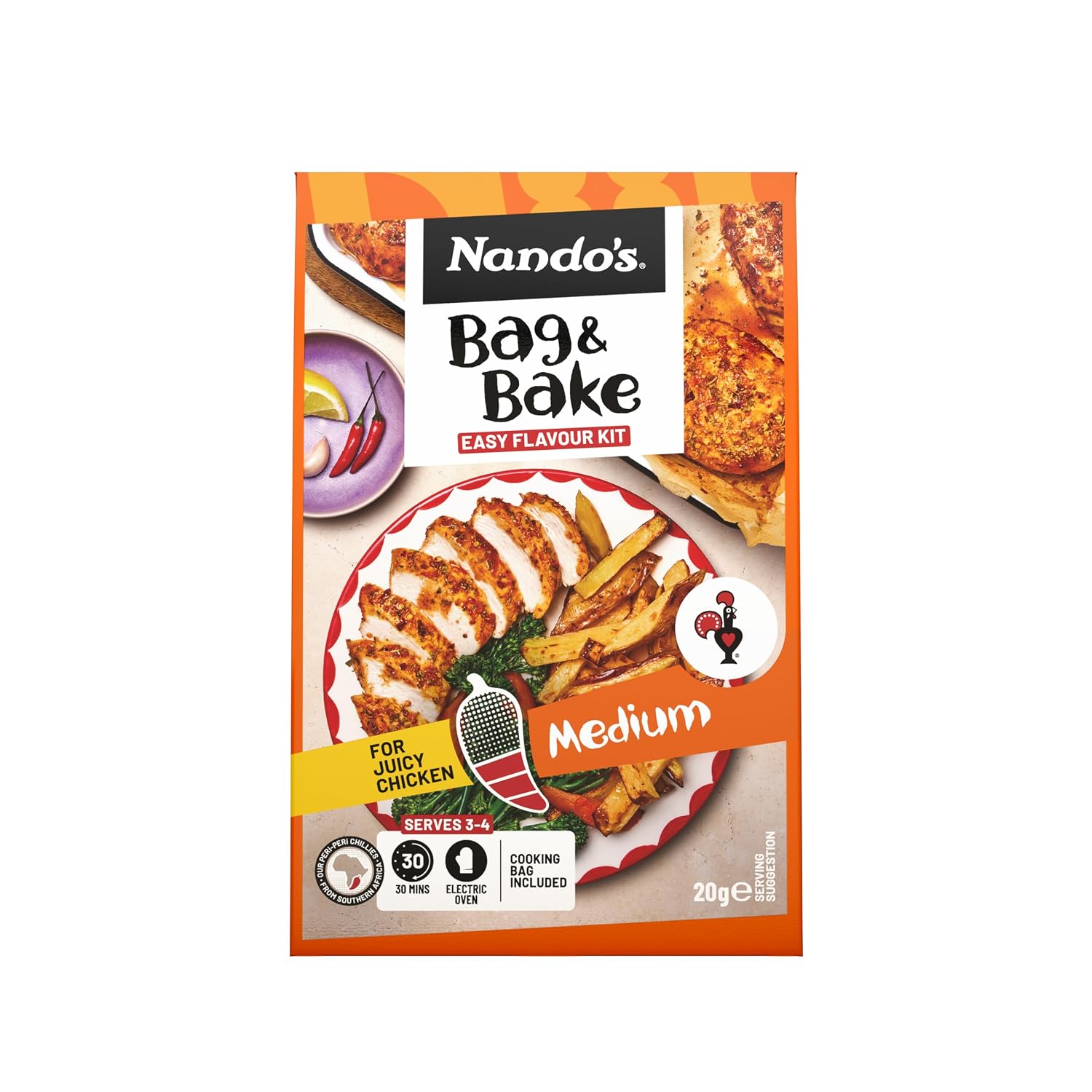 Nando'S Peri-Peri Bag & Bake Medium, 20 g