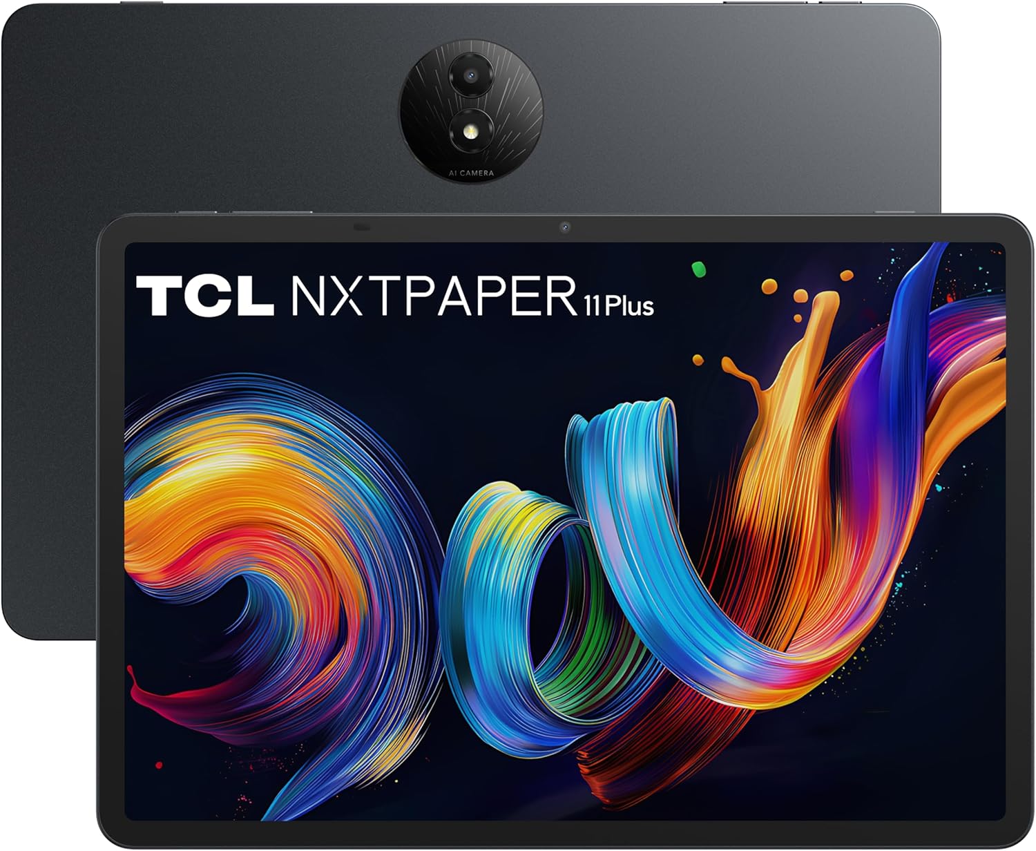 TCL NXTPAPER 11 Plus Tablet, NXTPAPER 4.0 11.5" 2.2K Display, Built-in AI, 256GB ROM, 8GB + 8GB RAM Expansion, 8000mAh Battery, Quick Charge, Android 15, Dark Grey