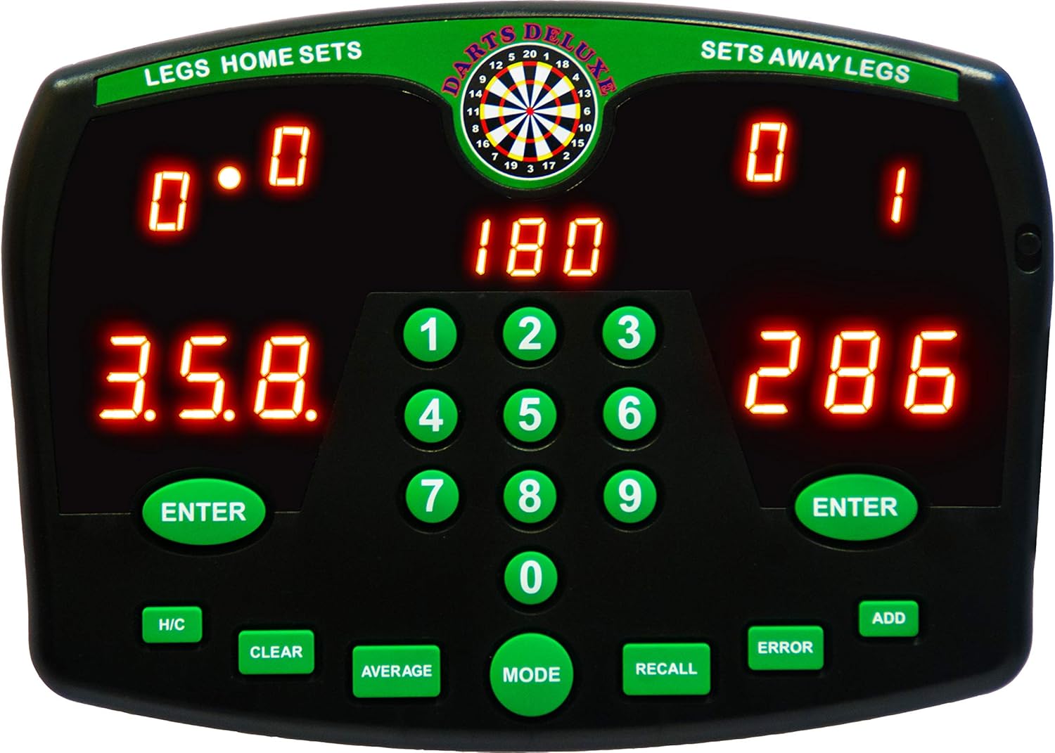 Thomas & Anca Club Supplies Ltd Darts Deluxe Electronic Dart Scorer Electronic Scoreboard For Dart Lovers Xmas Gift Dart Players Man Cave Gift Xmas Gift Present for him