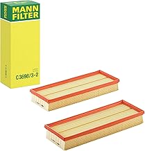 Mann Filter C 3698/3-2 Air Filter Element, (Set of 2)