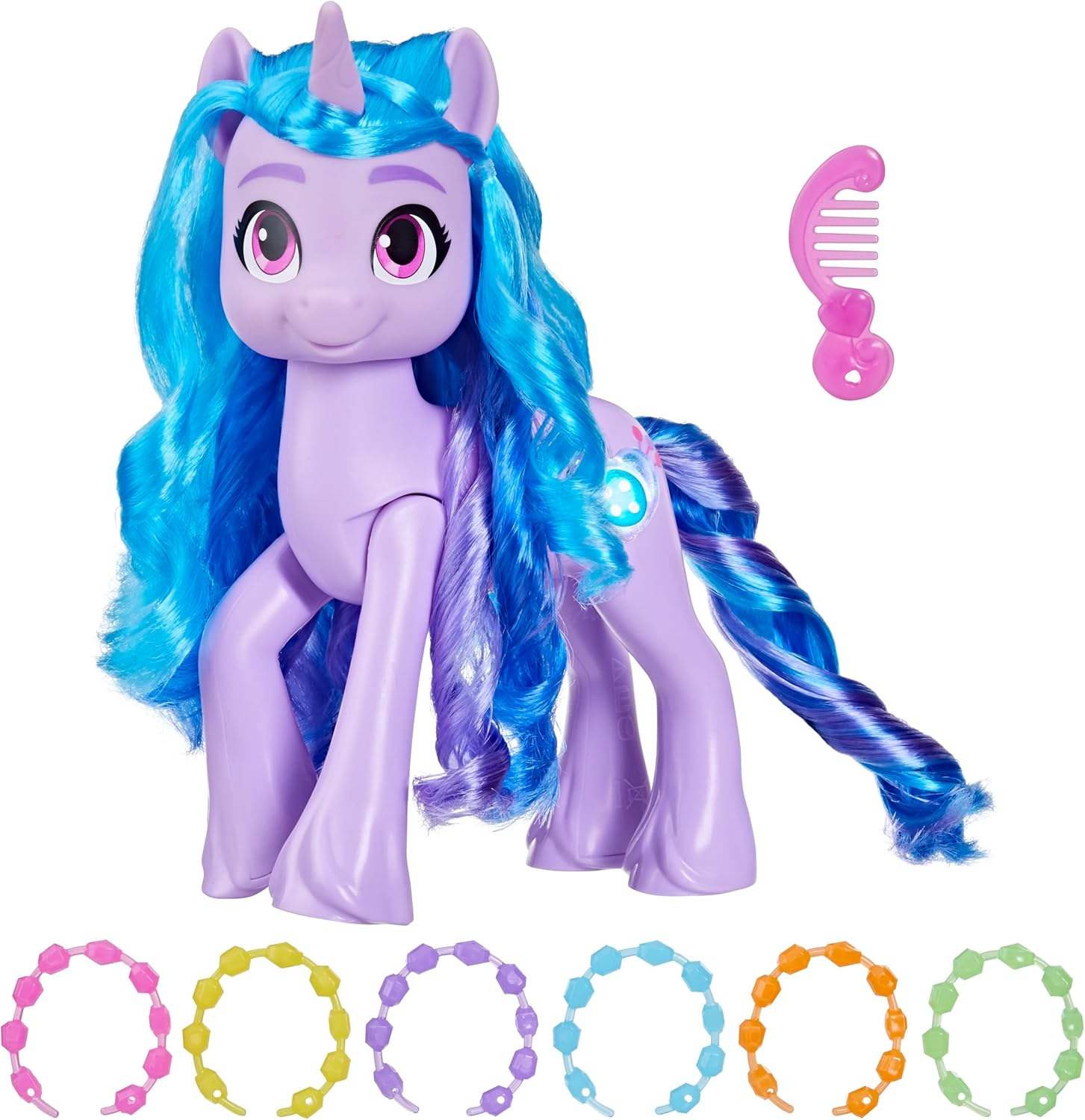 My Little Pony Toys: Make Your Mark Izzy Moonbow See Your Sparkle with Sounds, Music, and Lights