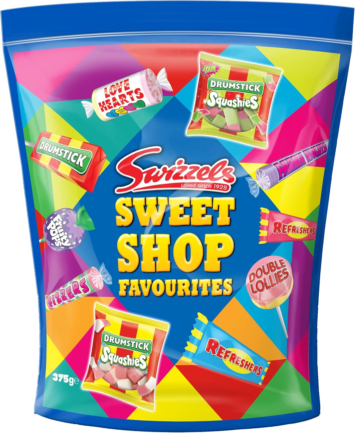 Swizzels SWEET SHOP FAVOURITES POUCH, 375g