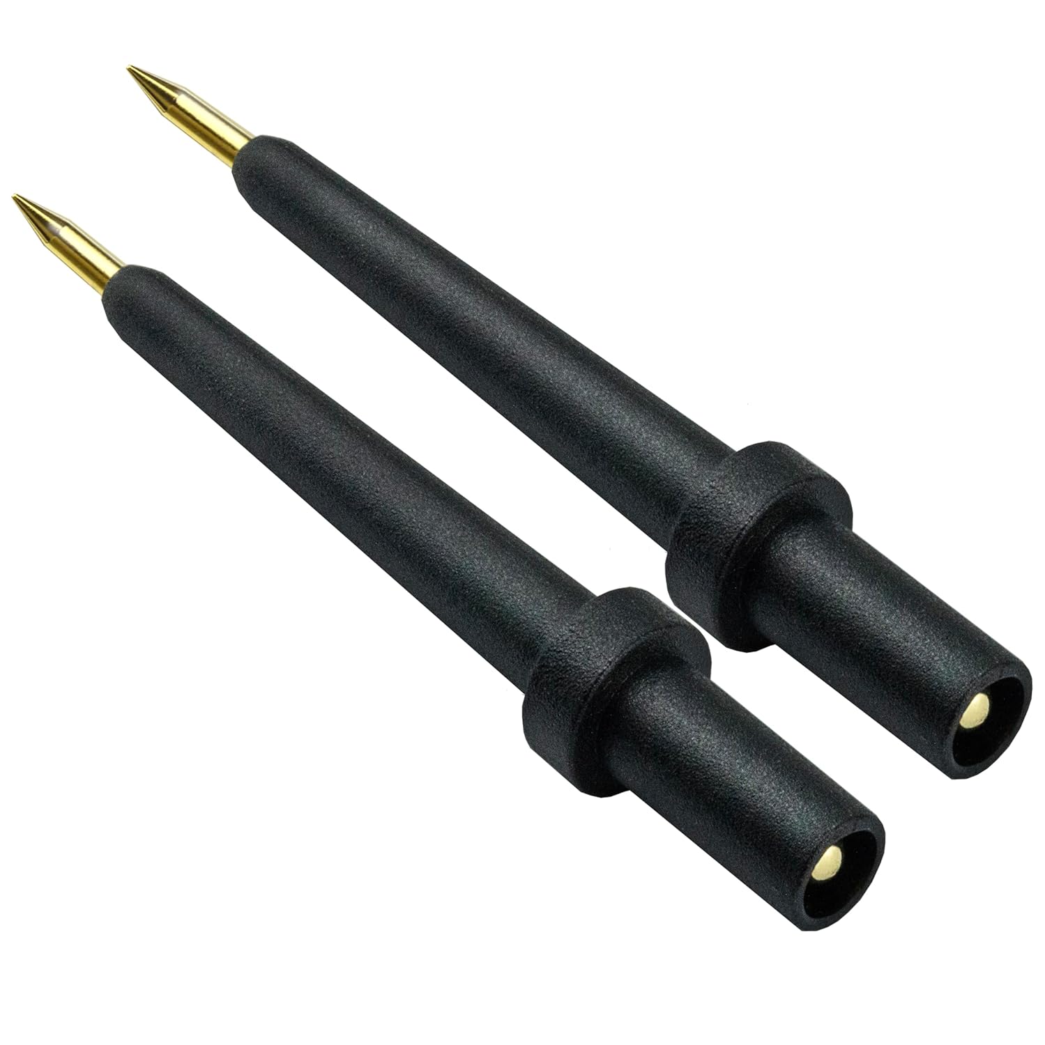 2Pk 4Mm Banana Jack 3 Tip Black (PPTK0024-2),Use for Autel Circuit Tester Power Circuit Probe