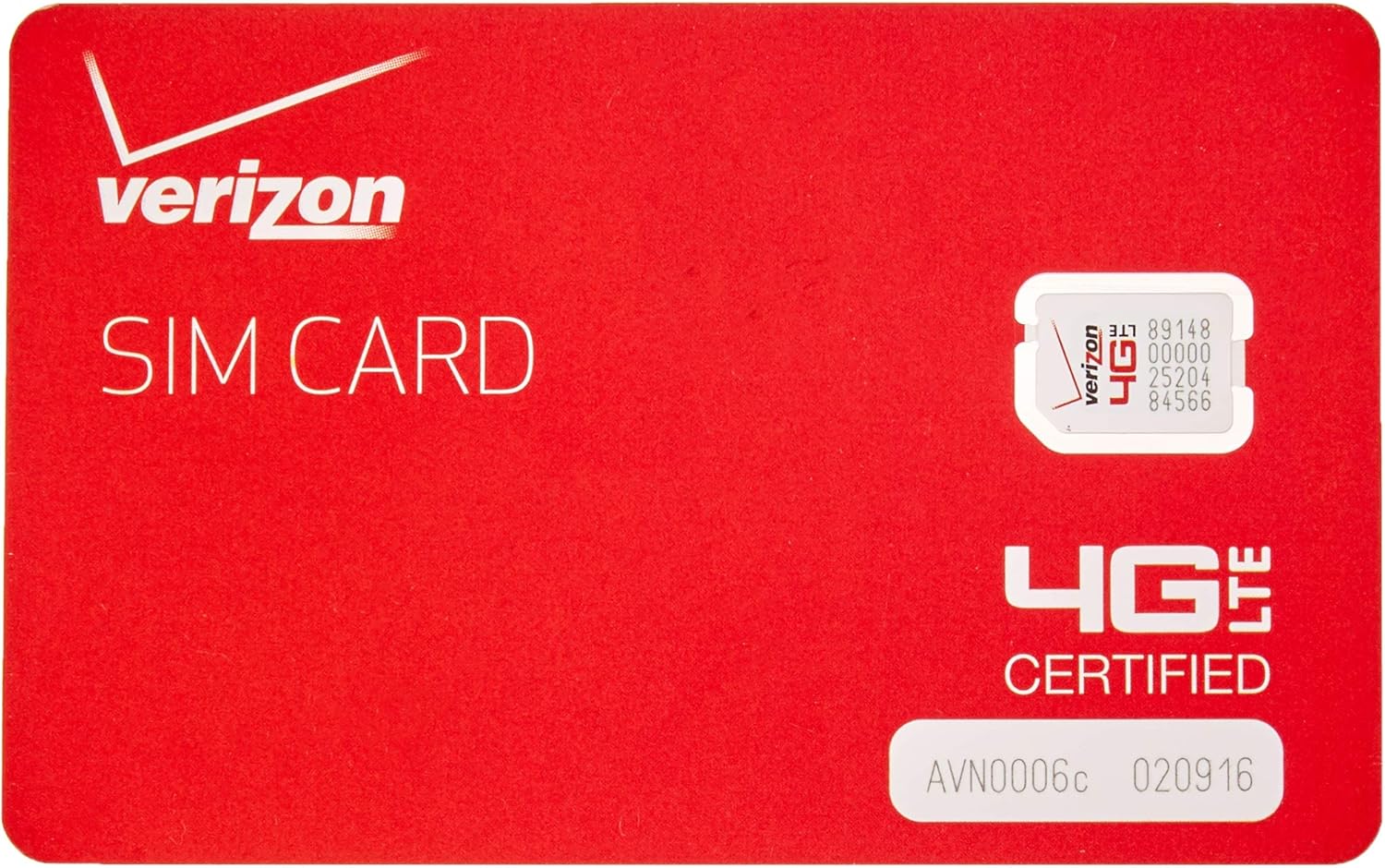 Verizon Nano Sized SIM Card 4G LTE, 4FF NFC - Samsug Galaxy S6, S6 Edge, Android