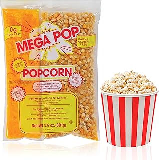 10.6 Oz Popcorn Portion Packs - Package of 6ct