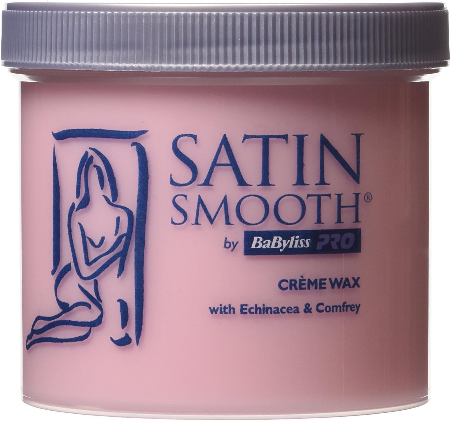BaByliss Pro - Satin Smooth Pink Creme Wax With Echinecea & Comfrey 425g