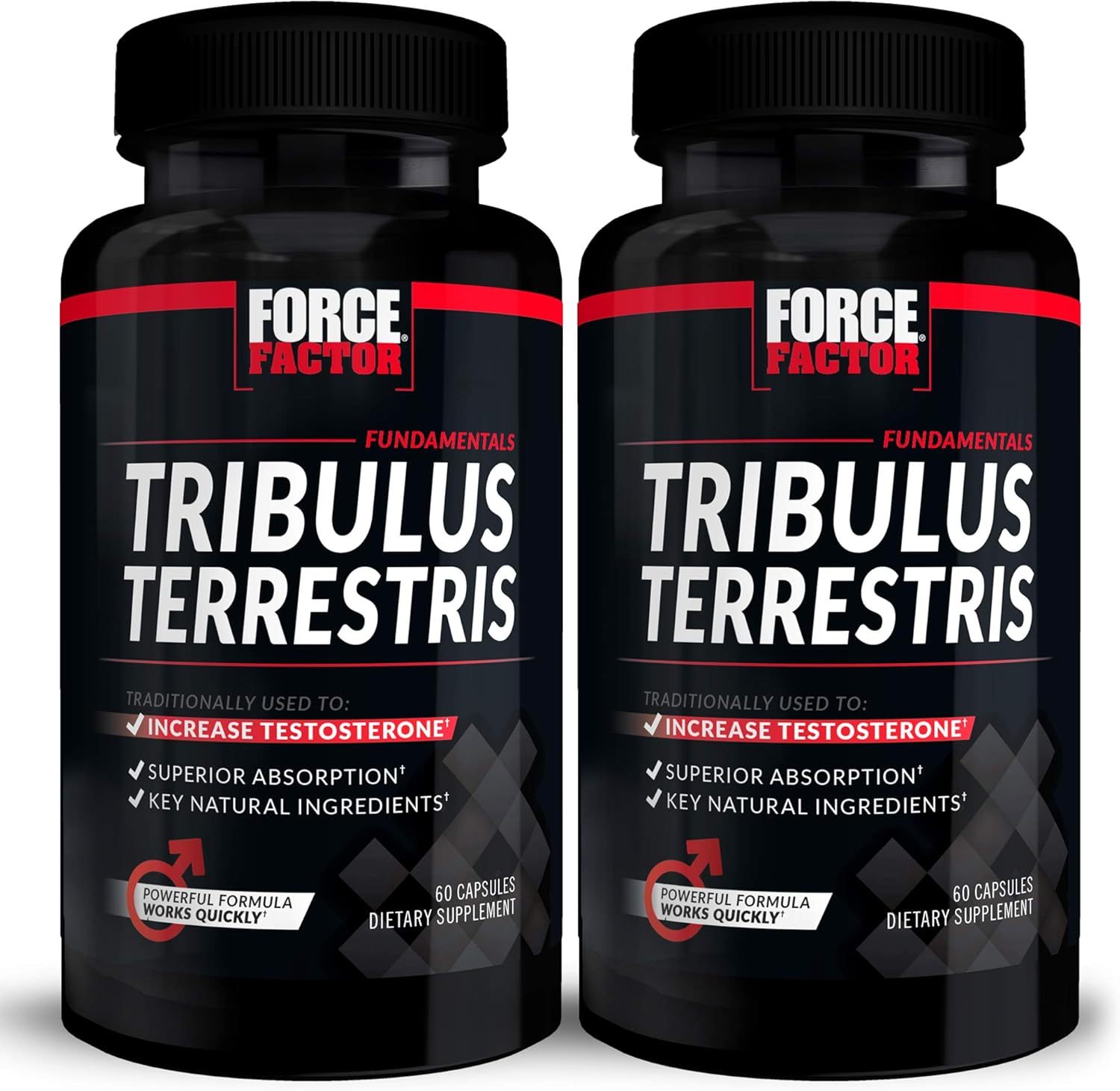 Force Factor Tribulus Terrestris 60ct (pack of 2)