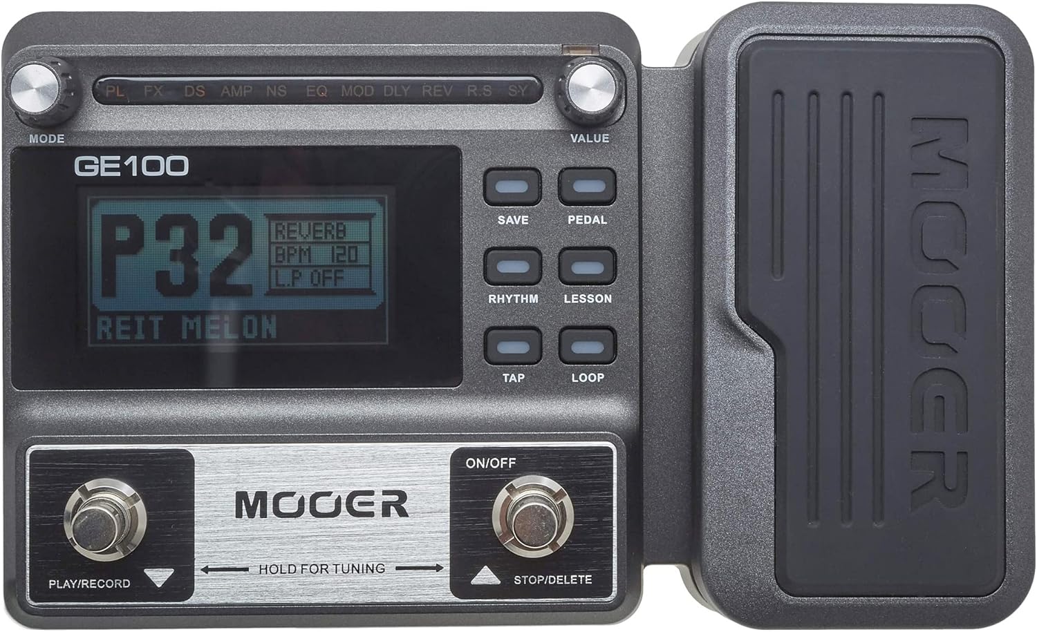 MOOER ME GE 100 Multi Effect Device GE100, Black