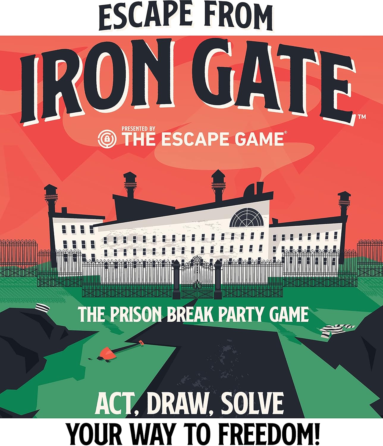 The Escape Game: Escape from Iron Gate | Goliath Games | Family Games | For ages 13+ | For 3-8 players