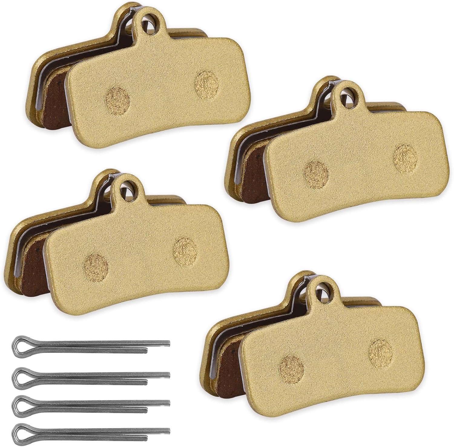 BOXOB 4 Pcs Electric Dirt Bikes Brake Pads, High-Performance Front & Rear Disc Brake Pads Replacement Accessories for Surron Light Bee X/S Segway X160 X260 Talaria Sting R MX3 MX4 Dirt Bike Part