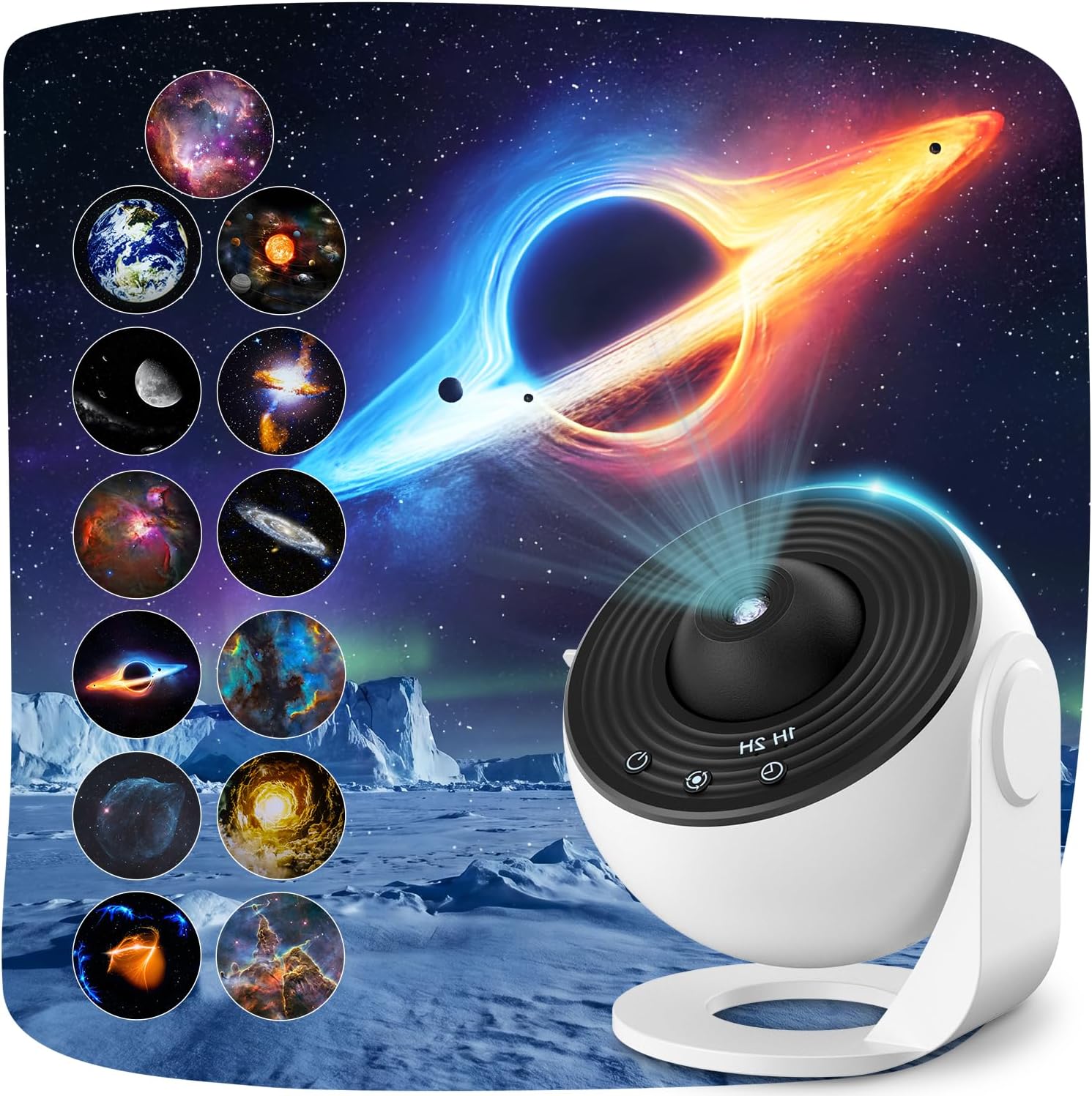 Mexllex Planetarium Star Projector PRO 2026, Premium 13-in-1 Galaxy Projector with 13 Space Discs, Upgraded Brighter Lens, Wider Ceiling Projection, StarryNight Light for Kids Adults Bedroom