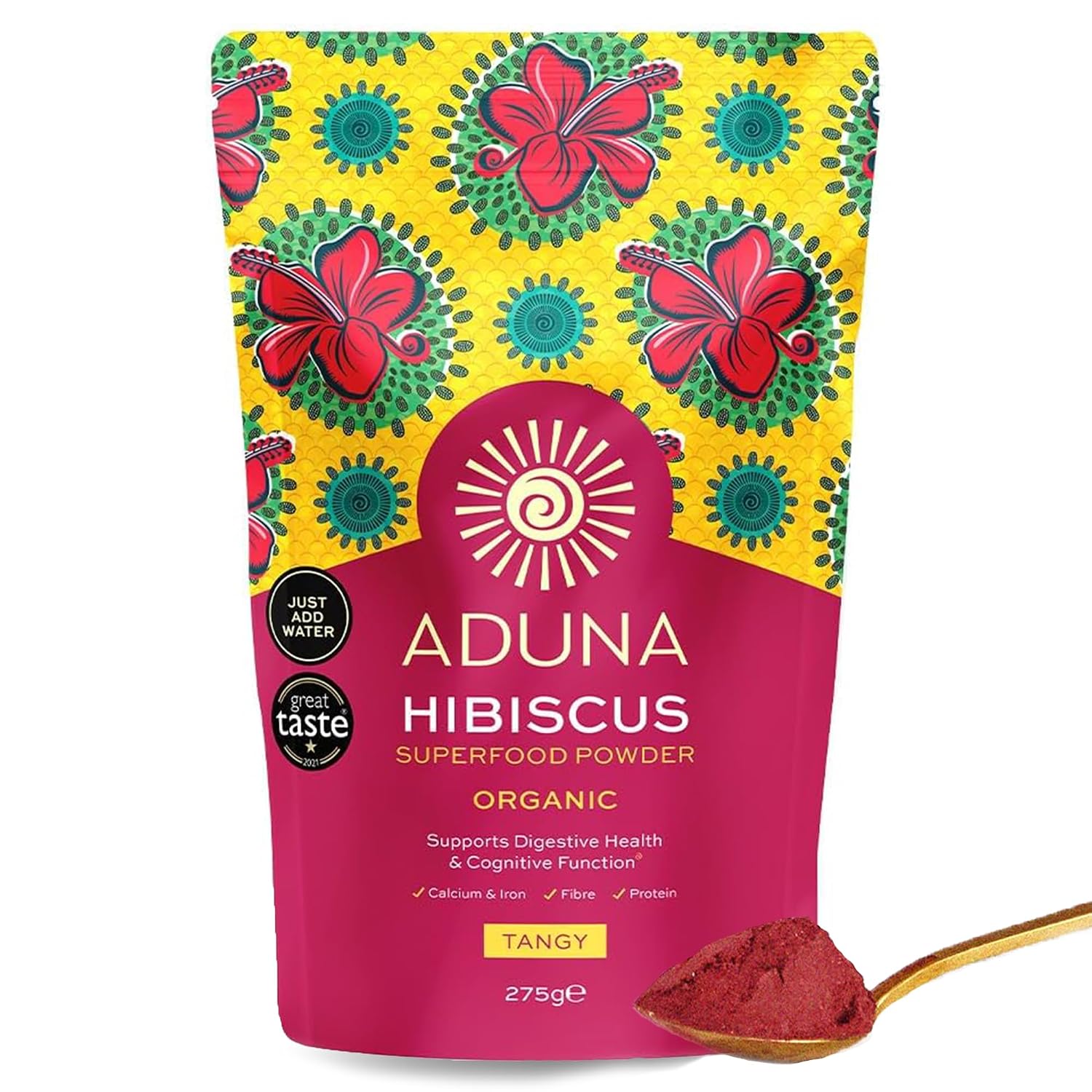 Aduna Organic Hibiscus Powder | Antioxidant Superfood | 275g